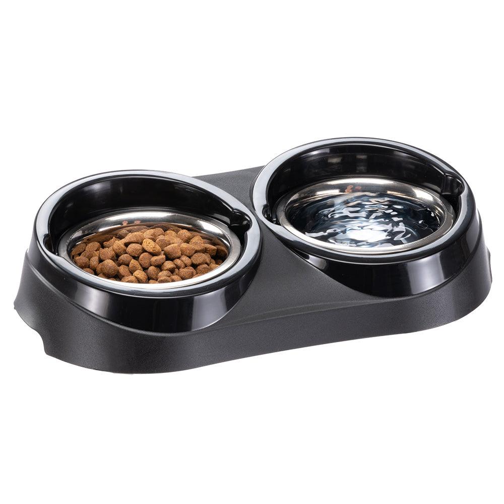 Cat Feeding Supplies |  Duo Feed Cat Feeding Supplies 0002_Black