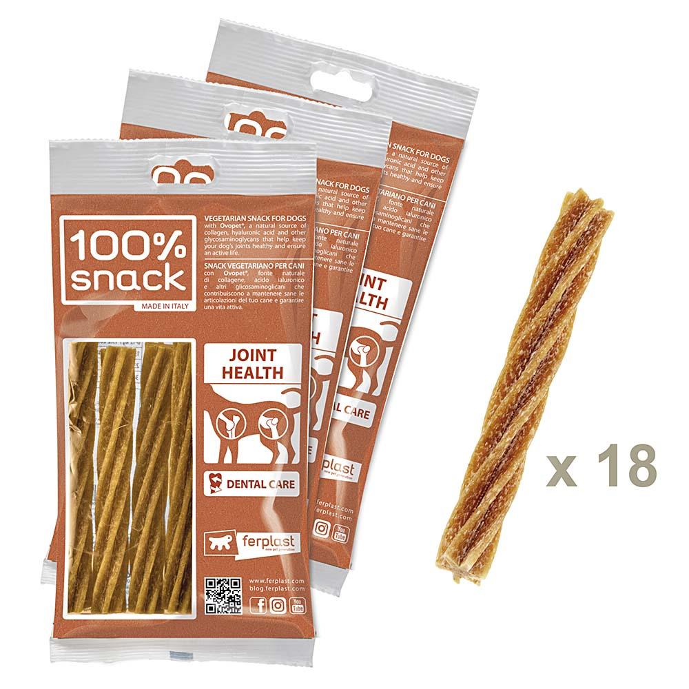 Dog Dental Snacks |  100% Snack Sticks – Fusilli Ovopet Dog Dental Snacks Dog Dental Snacks